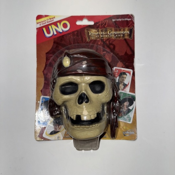 UNO PIRATES Of The CARIBBEAN AT WORLDS END Vintage UNO Deck 2007 NEW Sealed - Picture 1 of 6